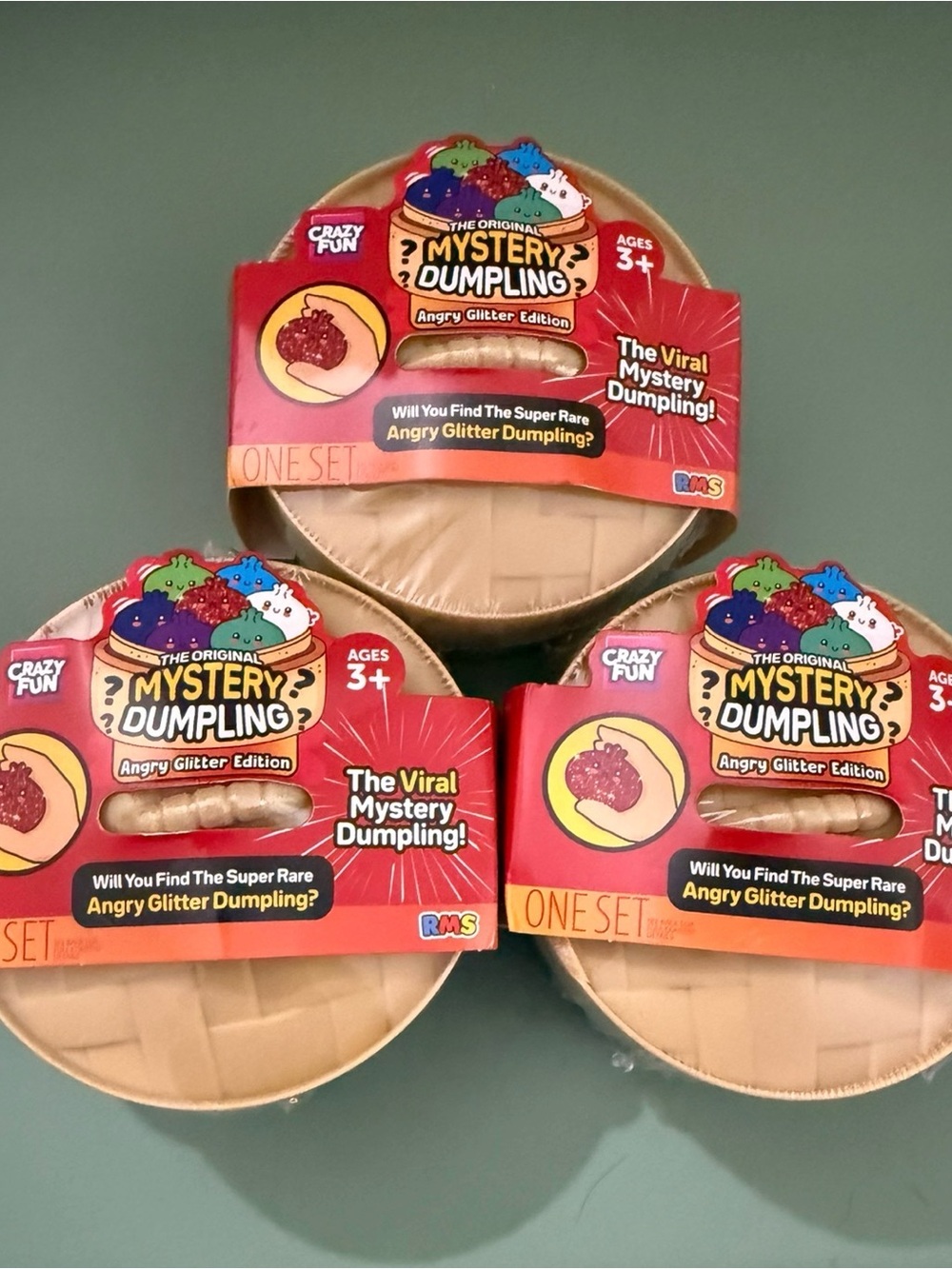 Mystery Dumpling- Angry Glitter Edition- Brand New
